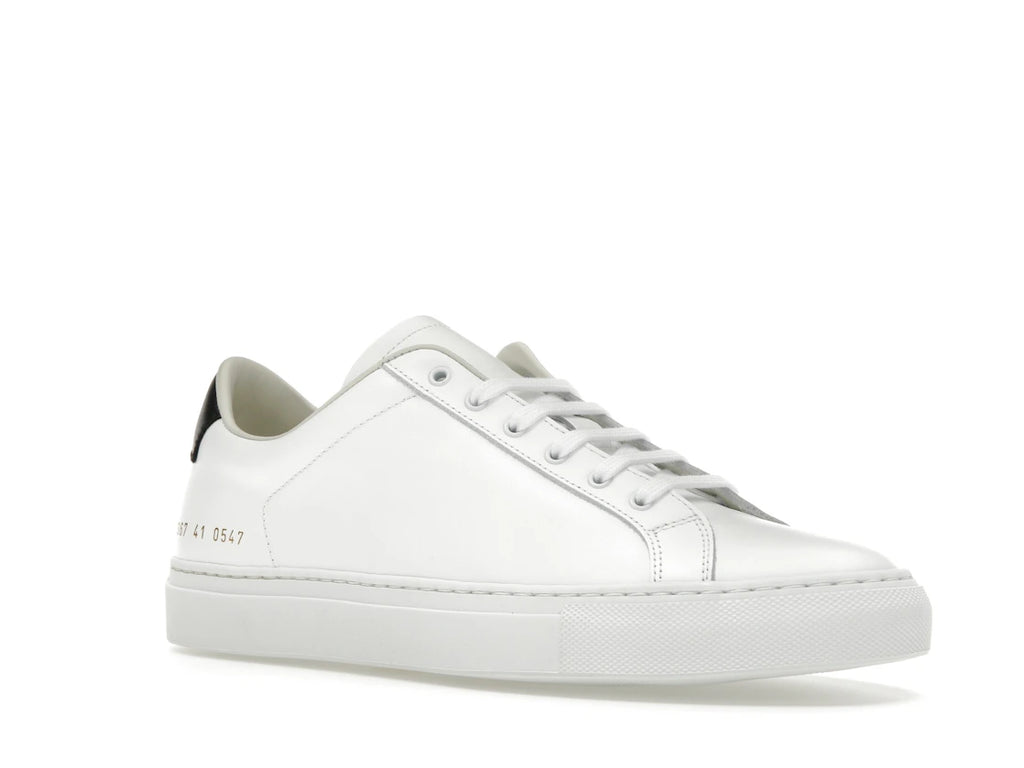Common Projects Retro Low Blanc Noir
