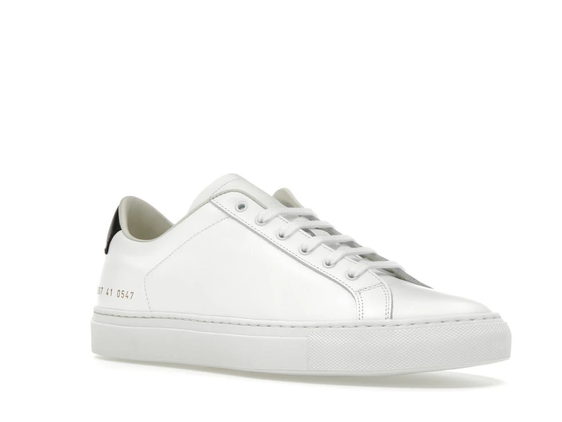 Common Projects Retro Low Blanc Noir