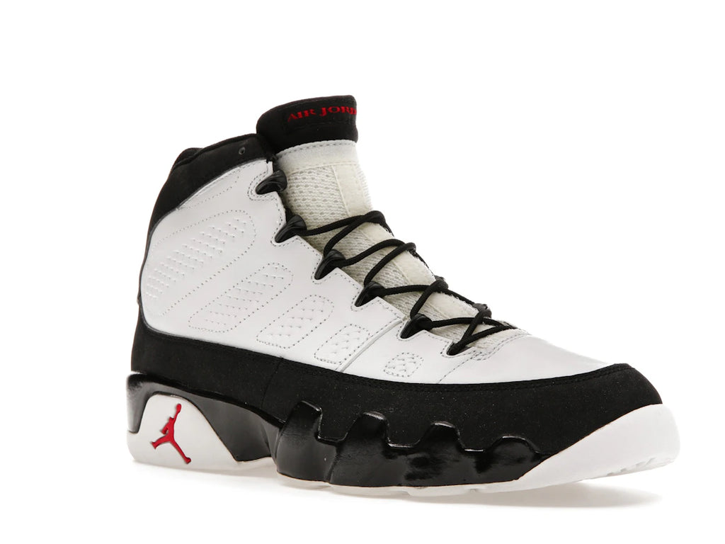 Jordan 9 Retro Weiß Schwarz Rot