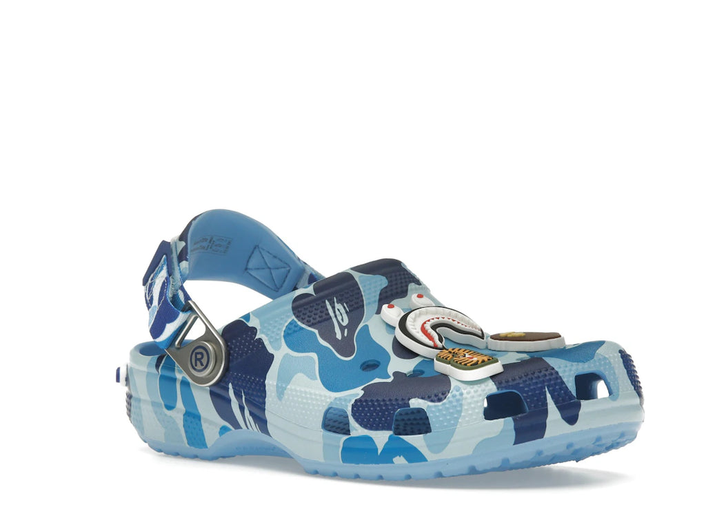 Crocs Classic Clog A Bathing Ape ABC Camo Blue