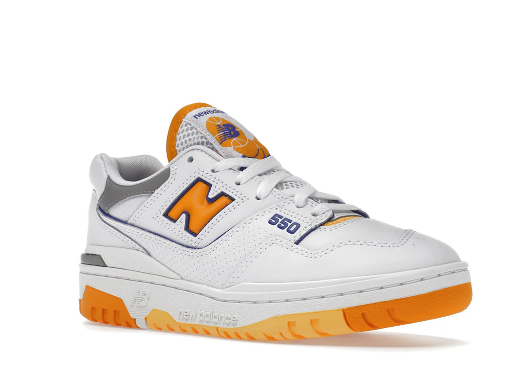 New Balance 550 White Vibrant Orange