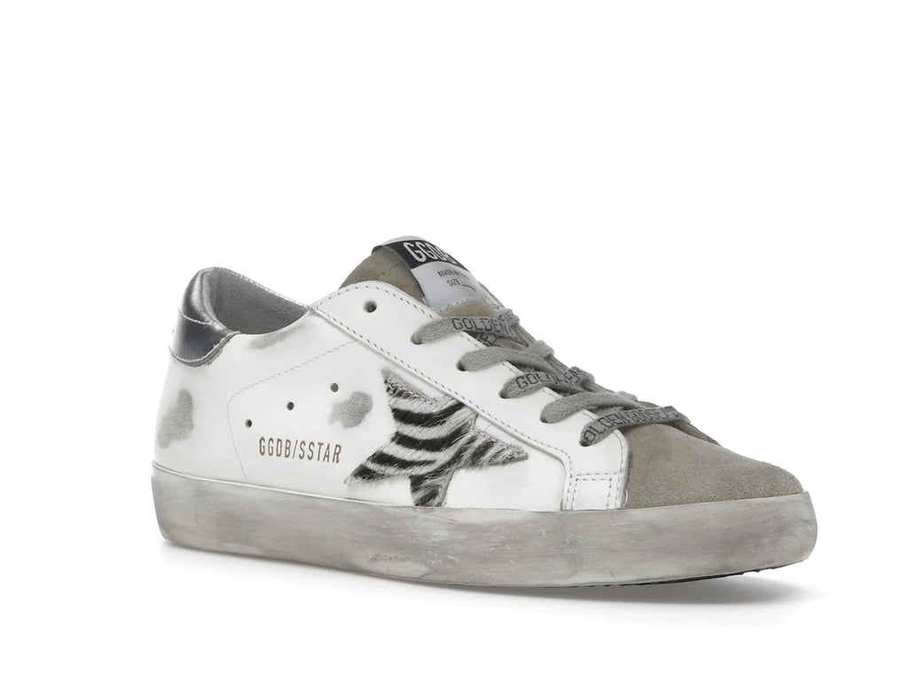 Golden Goose Super-Star Zebra Print Pony Skin Star