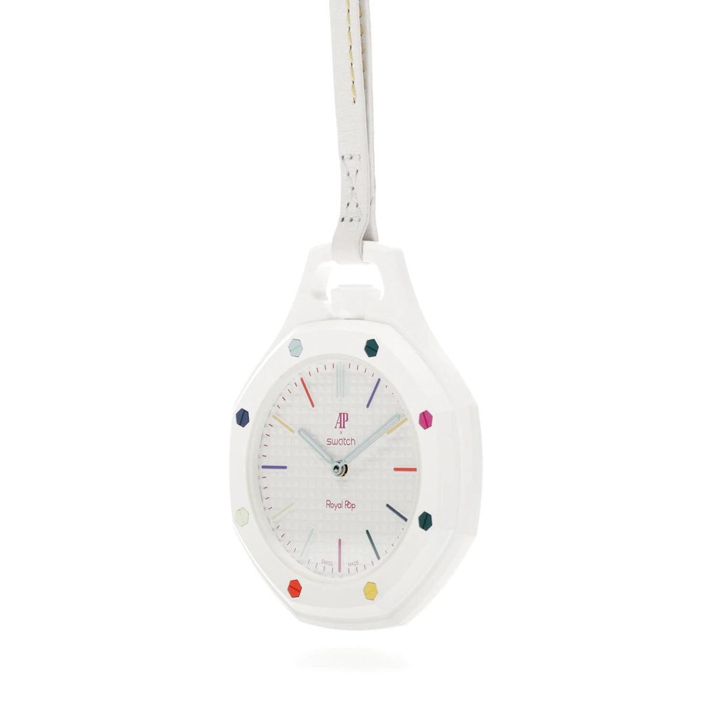Swatch x Audemars Piguet AP Bioceramic Royal Pop Huit Blanc SSX03W100N - alternate angle 2