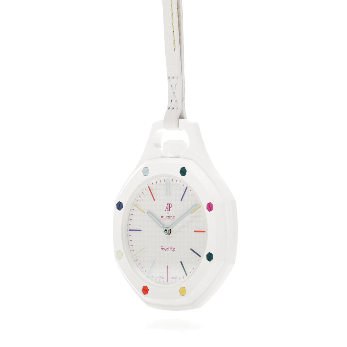 Swatch x Audemars Piguet AP Bioceramic Royal Pop Huit Blanc SSX03W100N - alternate angle 2
