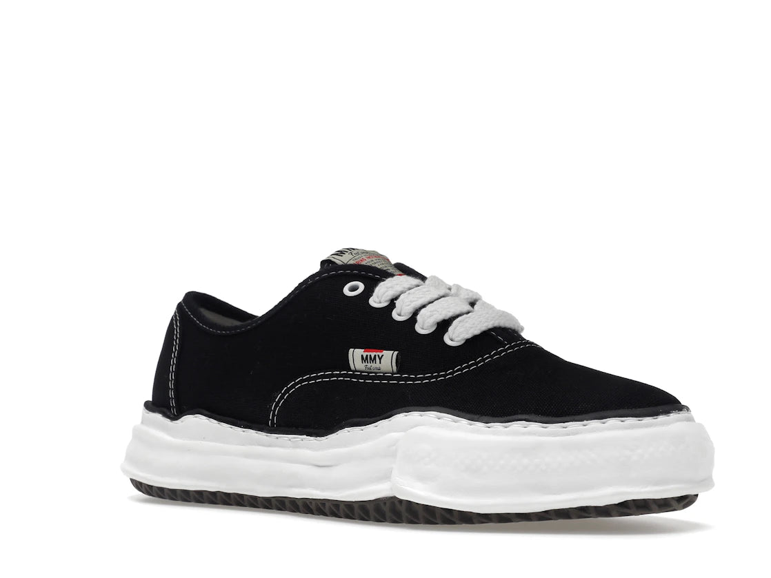 Maison Mihara Yasuhiro Baker OG Sole Canvas Low Schwarz