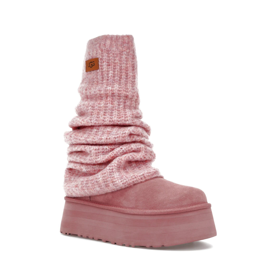 UGG Classic Mini Dipper Legwarmer Boot Pink Dawn