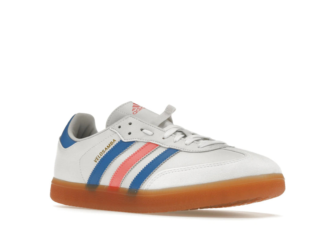 adidas Velosamba Vegan Cloud White Turbo Blue Rush