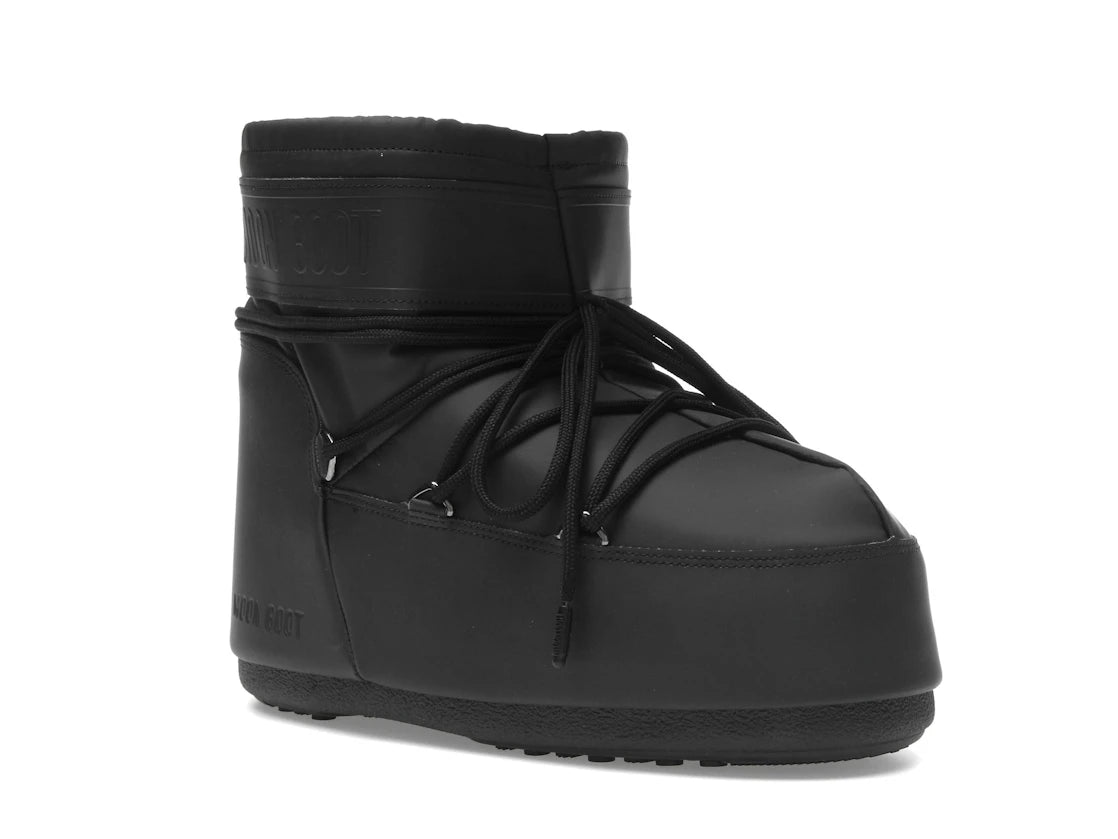 Moon Boot Icon Rubber Low Boot Black