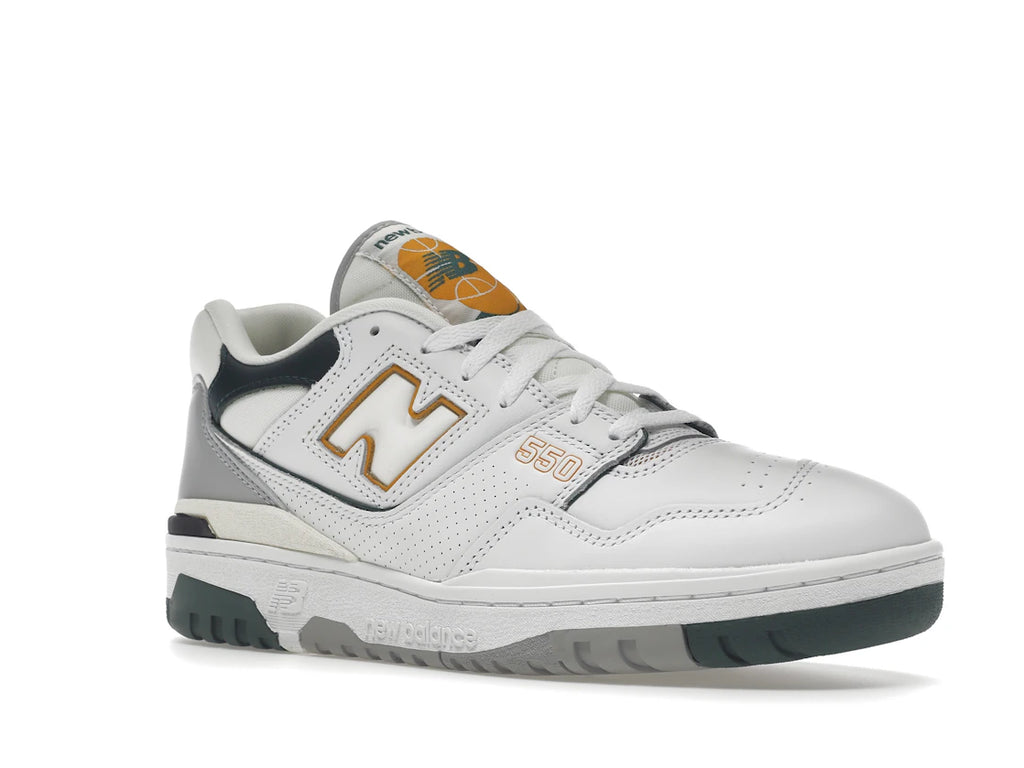 New Balance 550 White Nightwatch Green