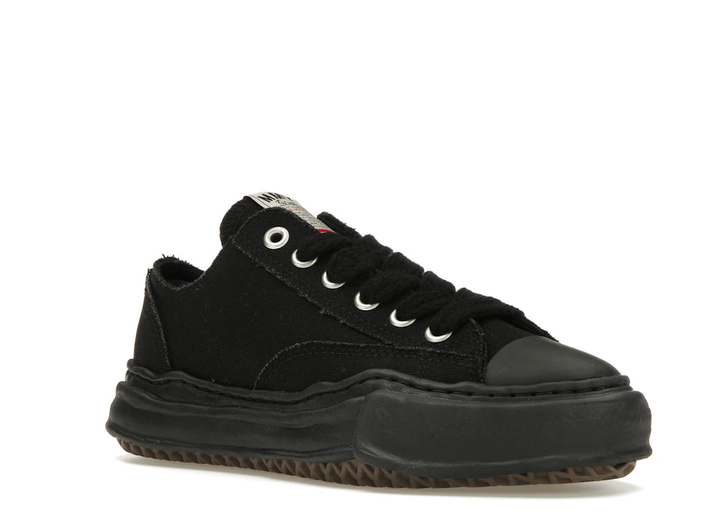 Maison Mihara Yasuhiro Peterson OG Semelle Toile Basse Noir Noir