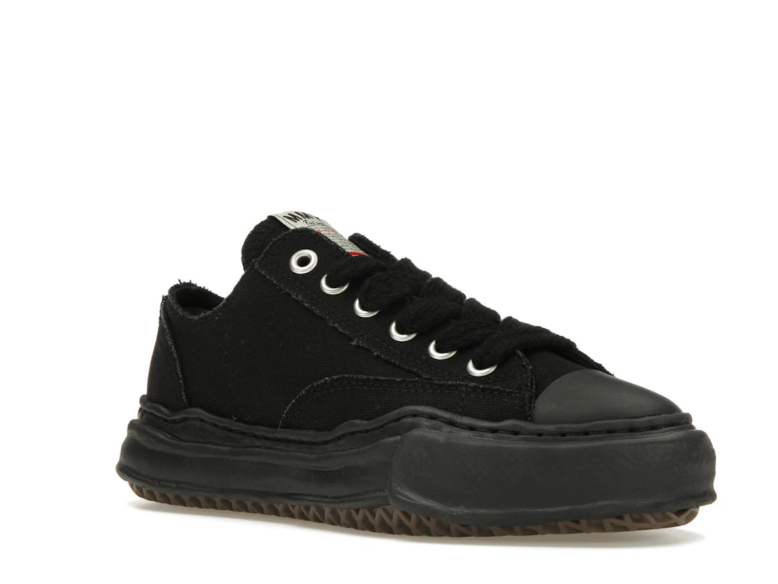Maison Mihara Yasuhiro Peterson OG Semelle Toile Basse Noir Noir