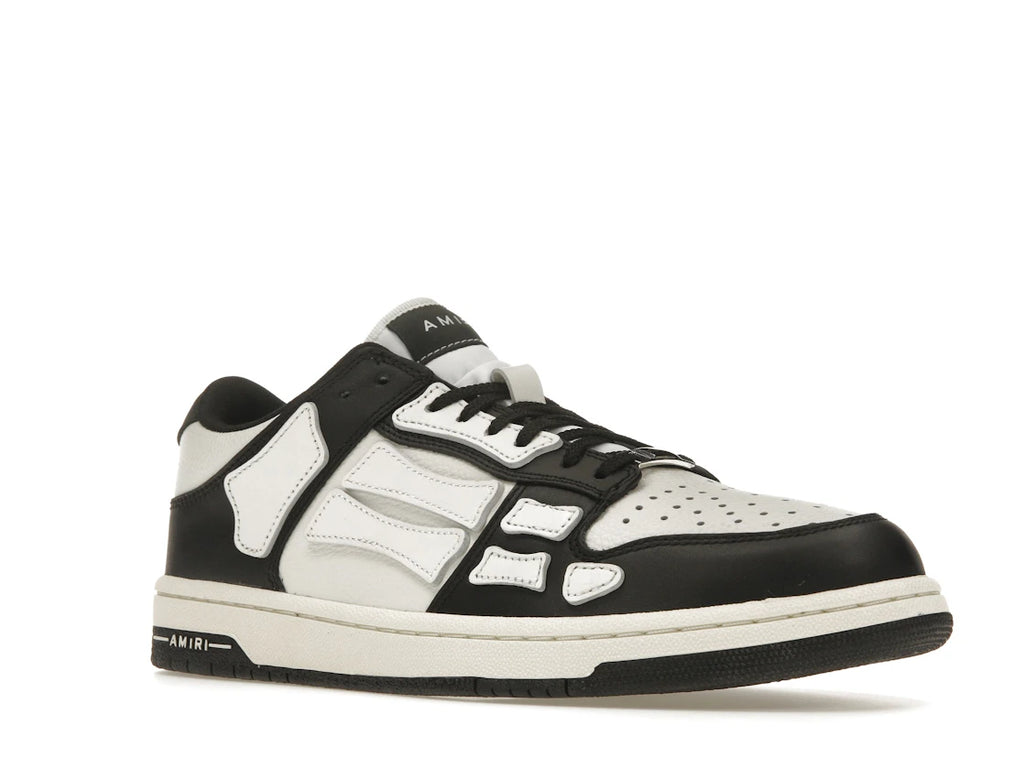 AMIRI Skel Top Low Black White