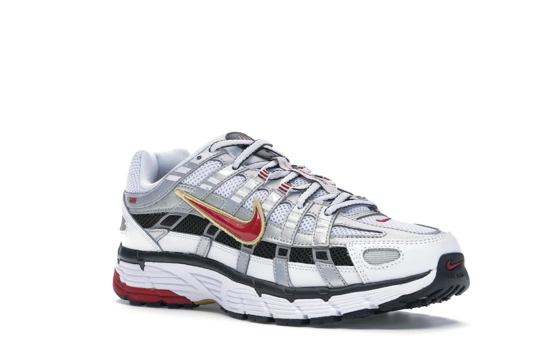 Nike P-6000 White Gold Red