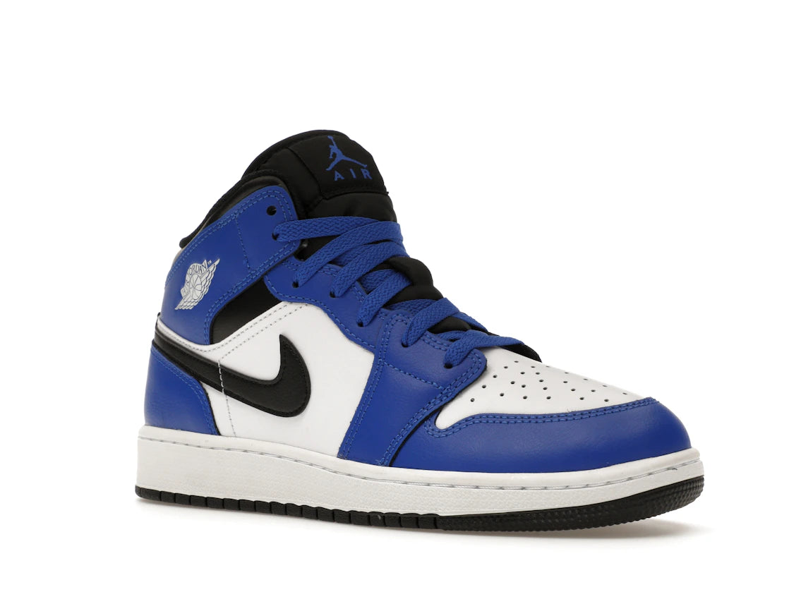Jordan 1 Mid Game Royal White Black