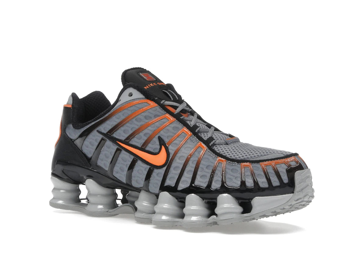 Nike Shox TL Light Smoke Grey Black Bright Mandarin