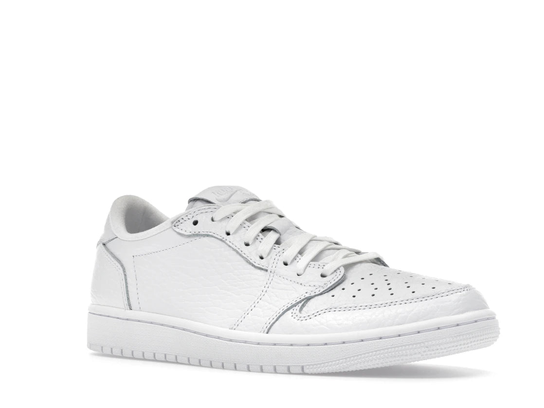 Jordan 1 Retro Low Swooshless Triple White