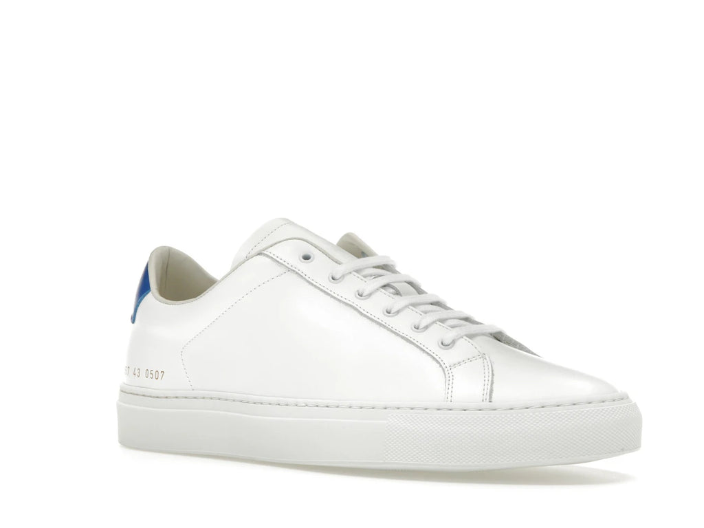 Common Projects Retro Low Blanc Bleu