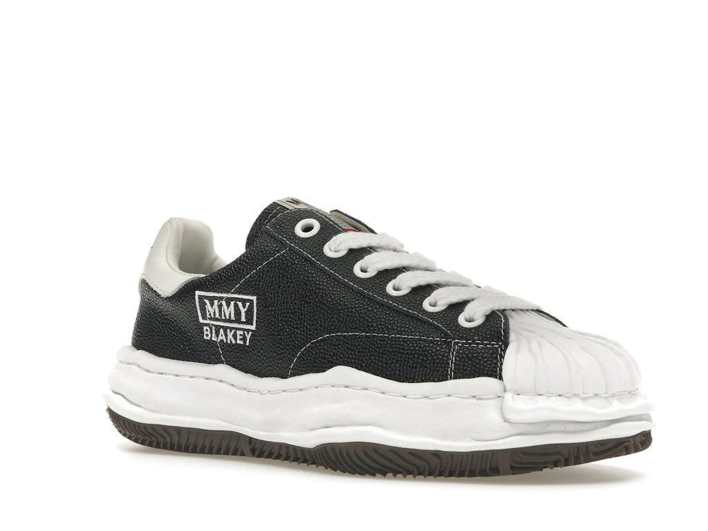 Maison Mihara Yasuhiro Blakey OG Sole Embossed Leather Low Black