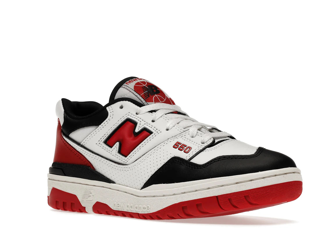 New Balance 550 White Red Black