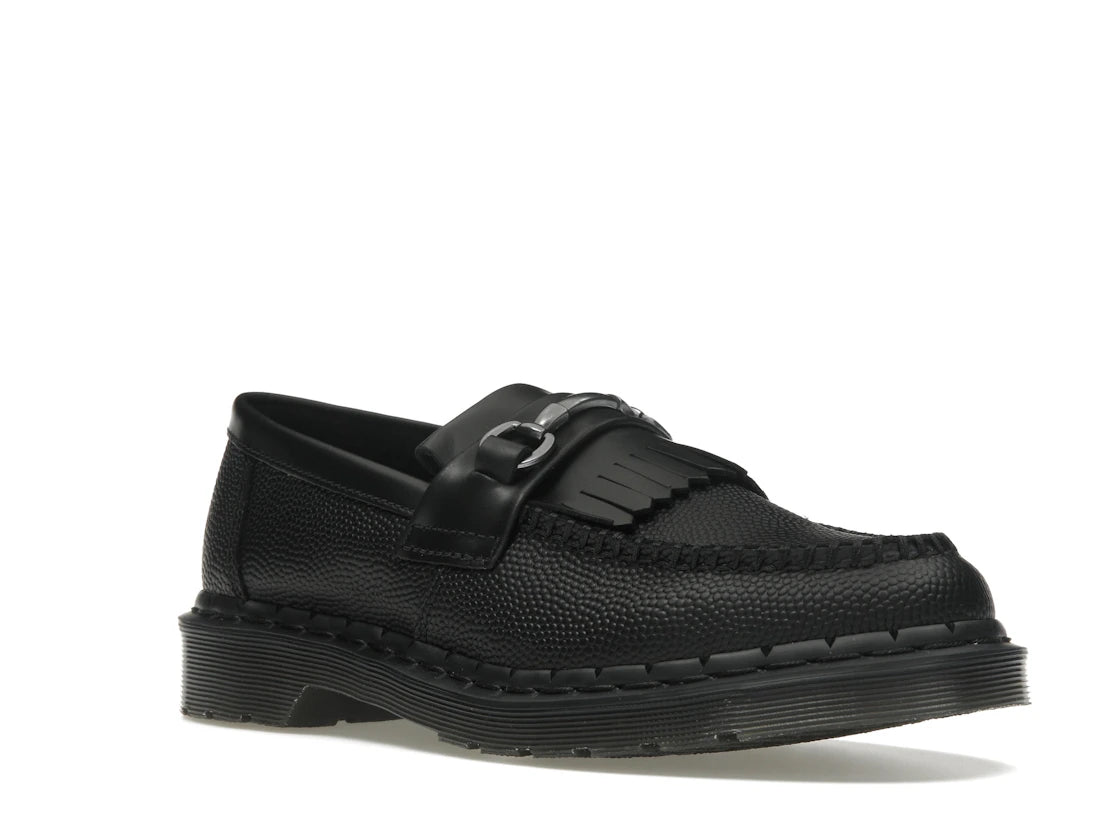 Dr. Martens Adrian Snaffle Loafer en cuir grainé noir