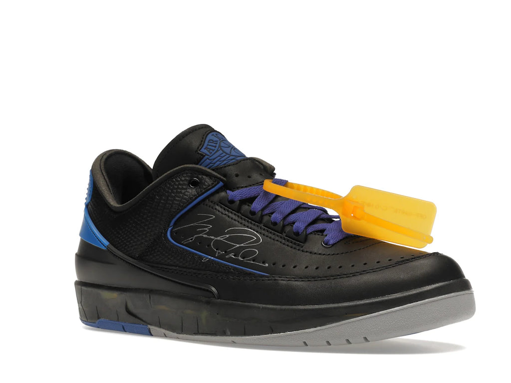Jordan 2 Retro Low SP Off-White Noir Bleu
