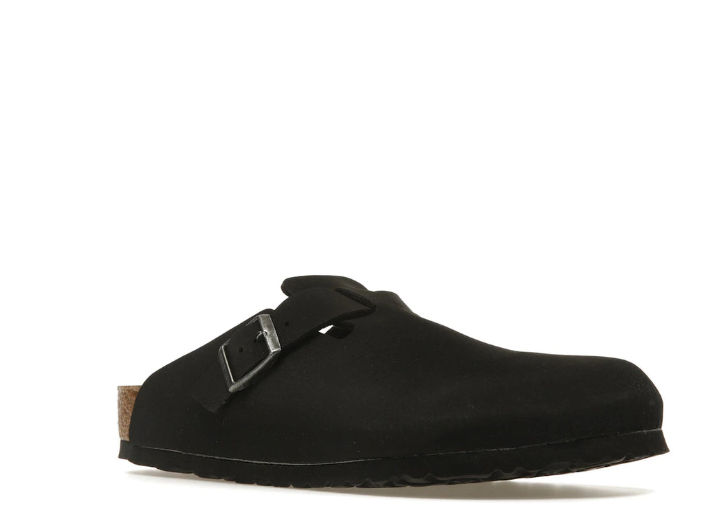 Birkenstock Boston Vegan Birkibuc Black