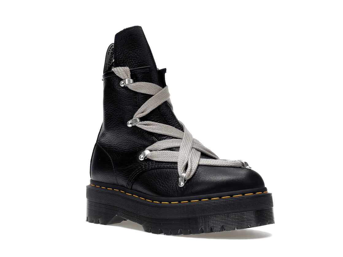 Dr. Martens 1460 Quad Leather Sole Pentagram Jumbo Lace Boot Rick Owens Black