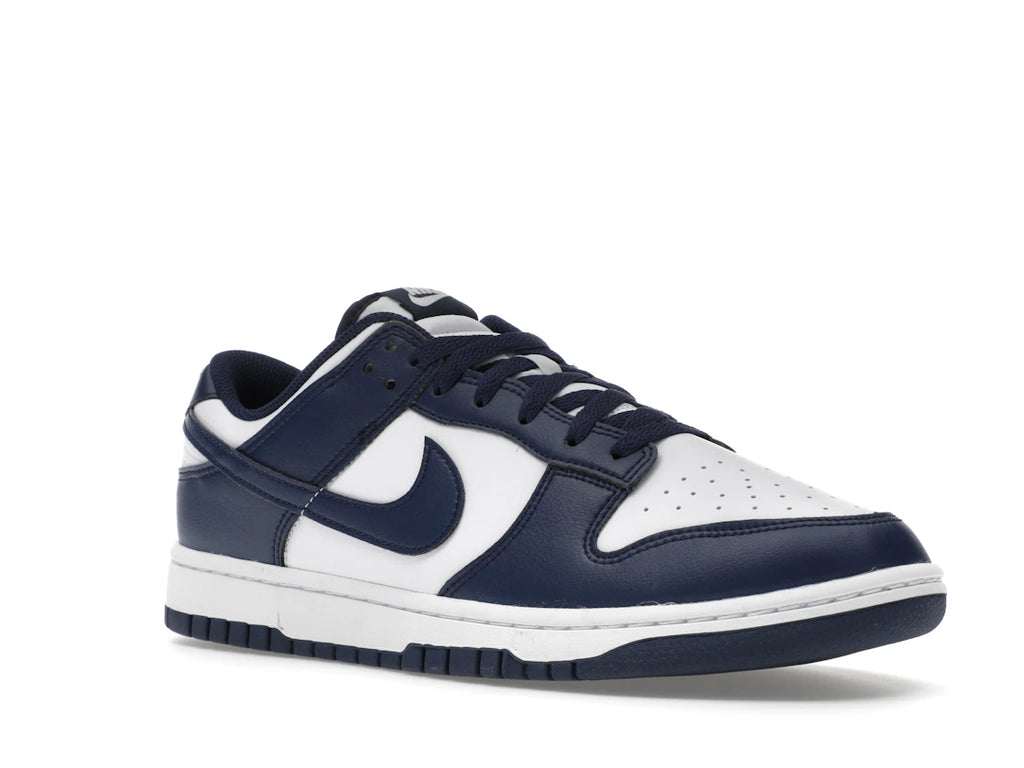 Nike Dunk Low White Midnight Navy