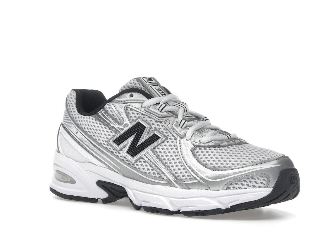 New Balance 740 Blanc Argent Métallisé Marine
