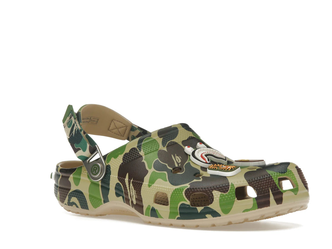 Crocs Classic Clog A Bathing Ape ABC Camo Green
