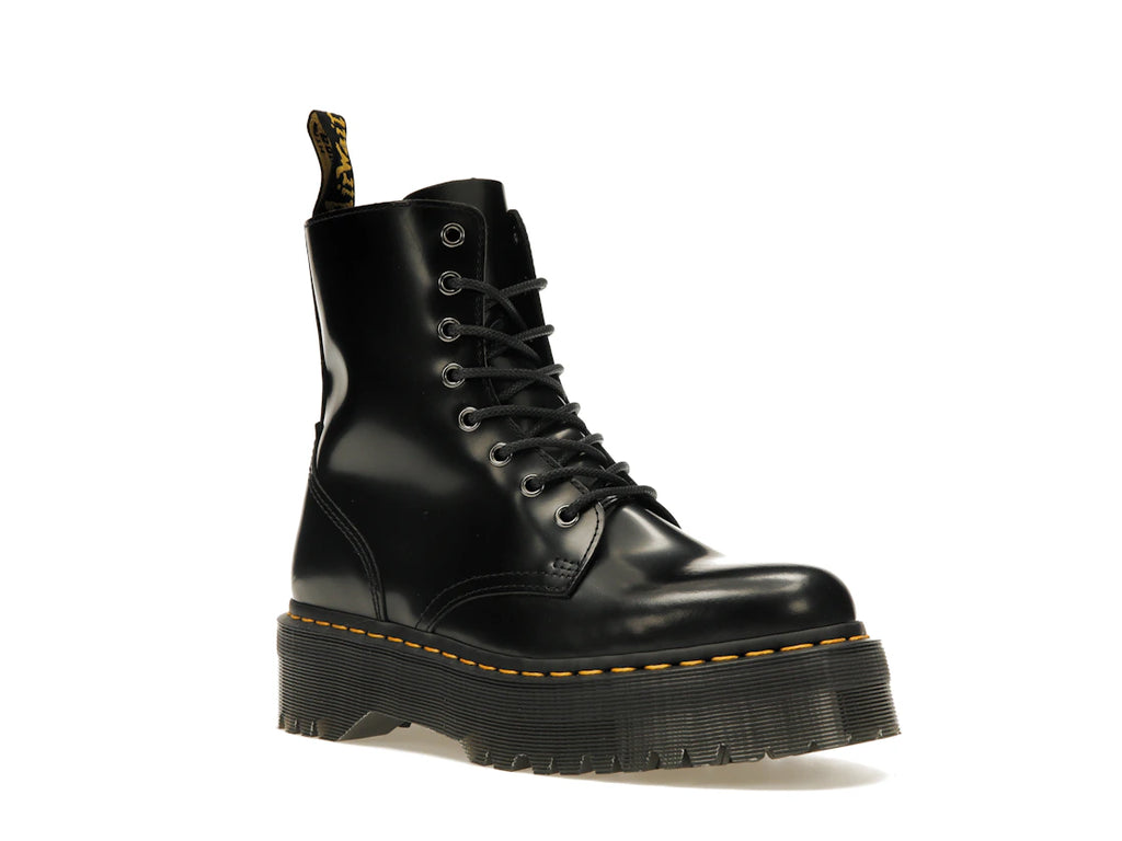 Dr. Martens Jadon Platform Boots Black Smooth Leather