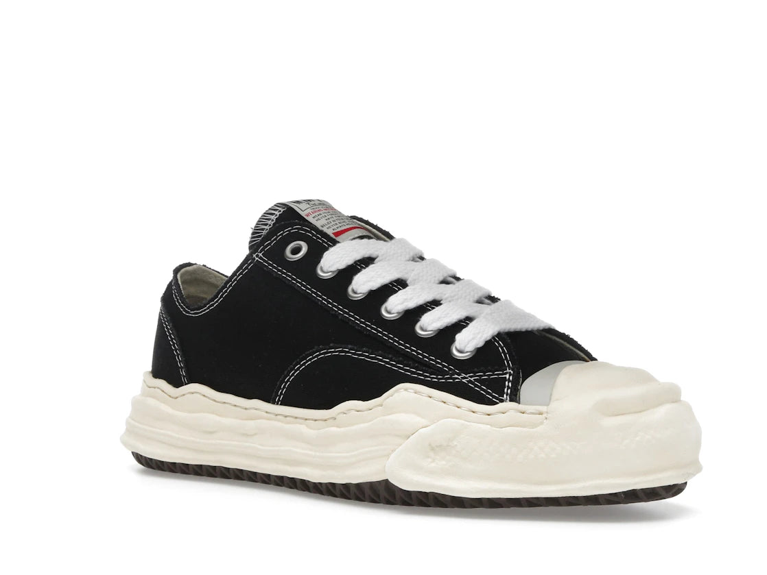 Maison Mihara Yasuhiro Hank Vintage Sole Canvas Low Schwarz