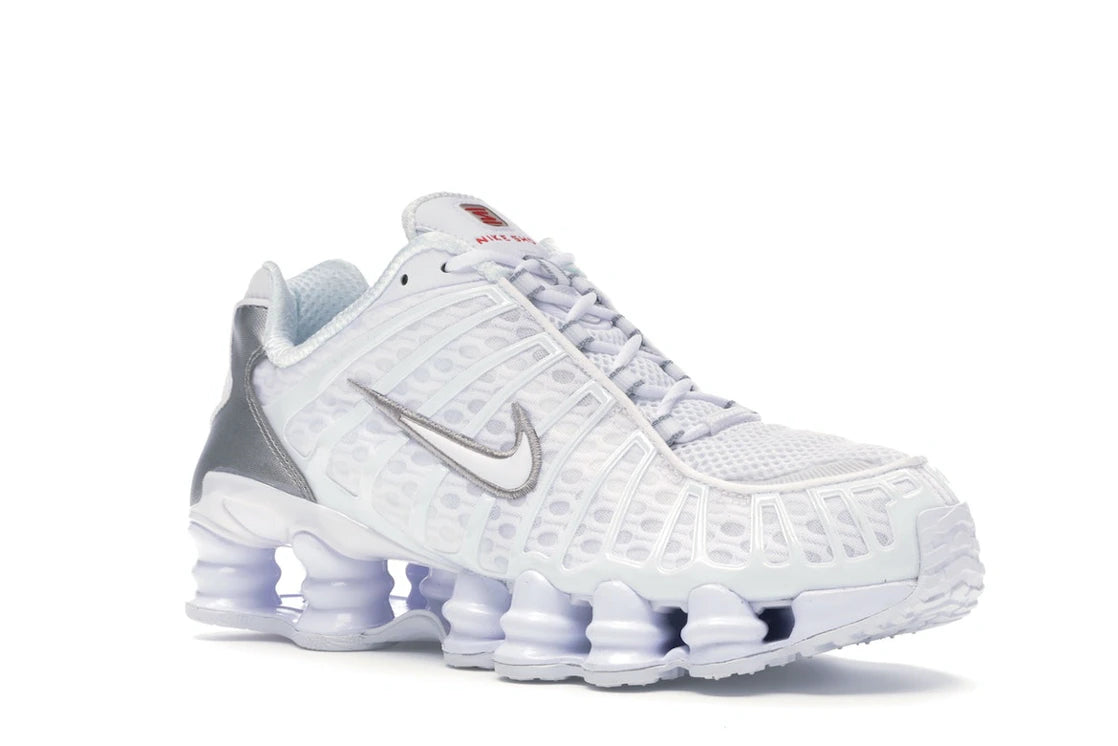 Nike Shox TL White Metallic Silver