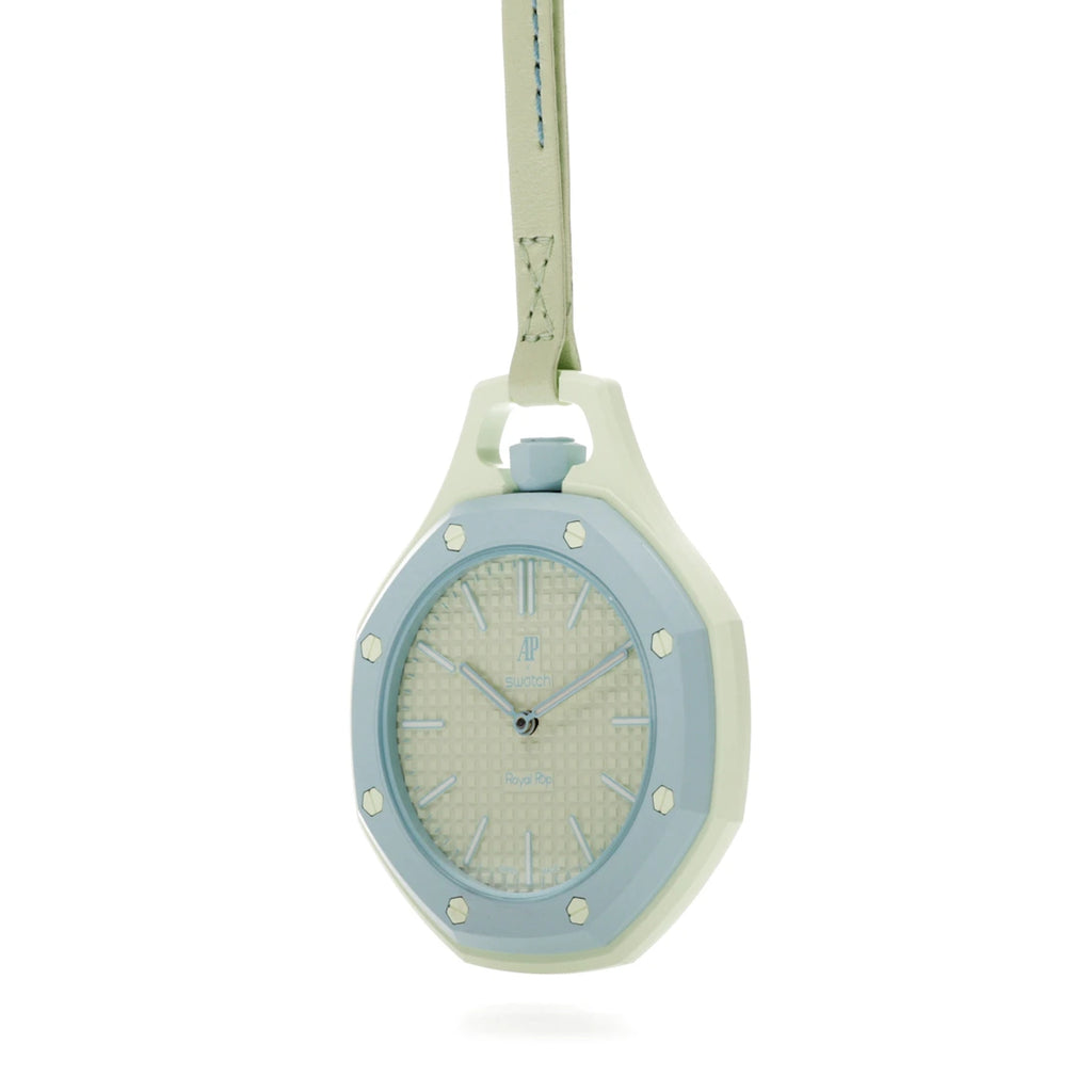 Swatch x Audemars Piguet AP Bioceramic Royal Pop Blaue Acht SSX03L101N - alternate angle 2