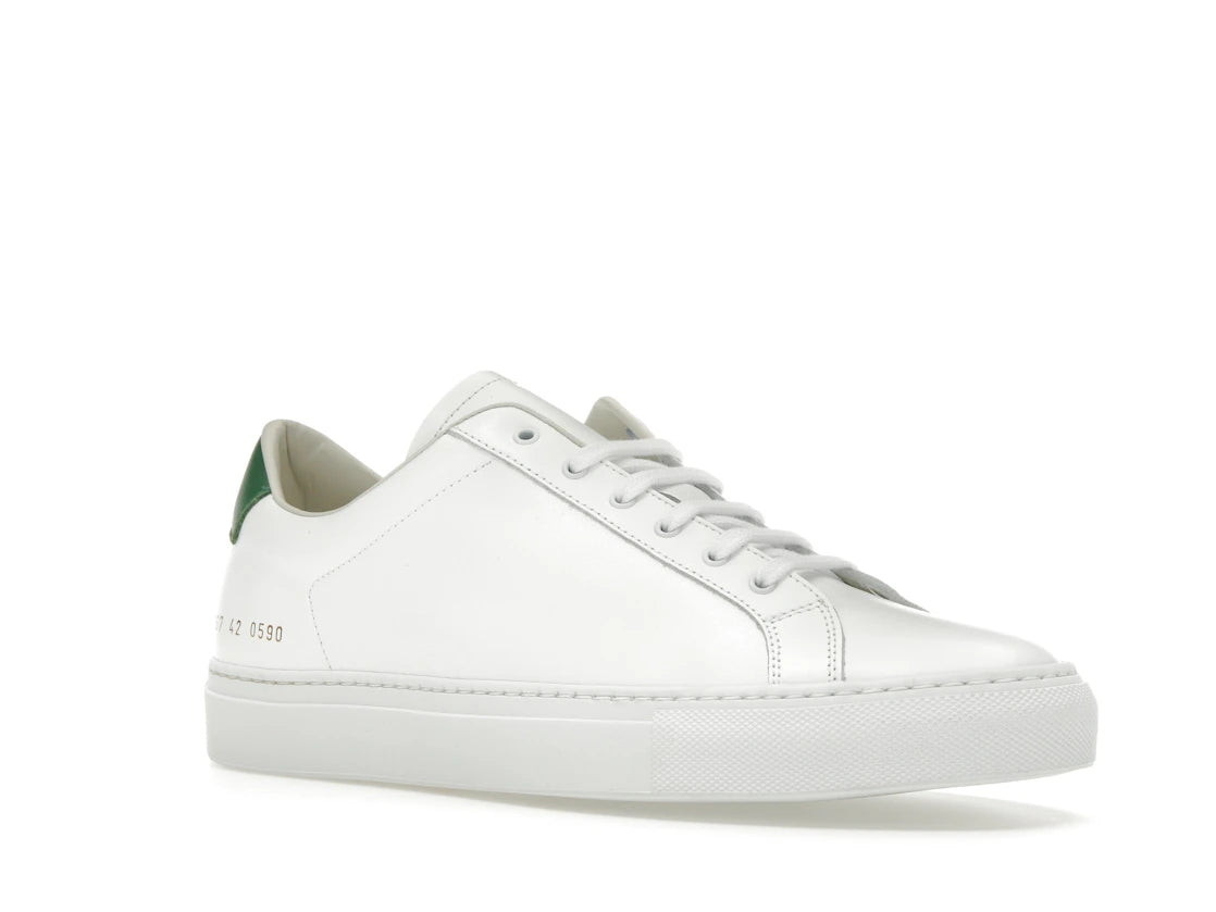 Common Projects Retro Low Weiß Grün