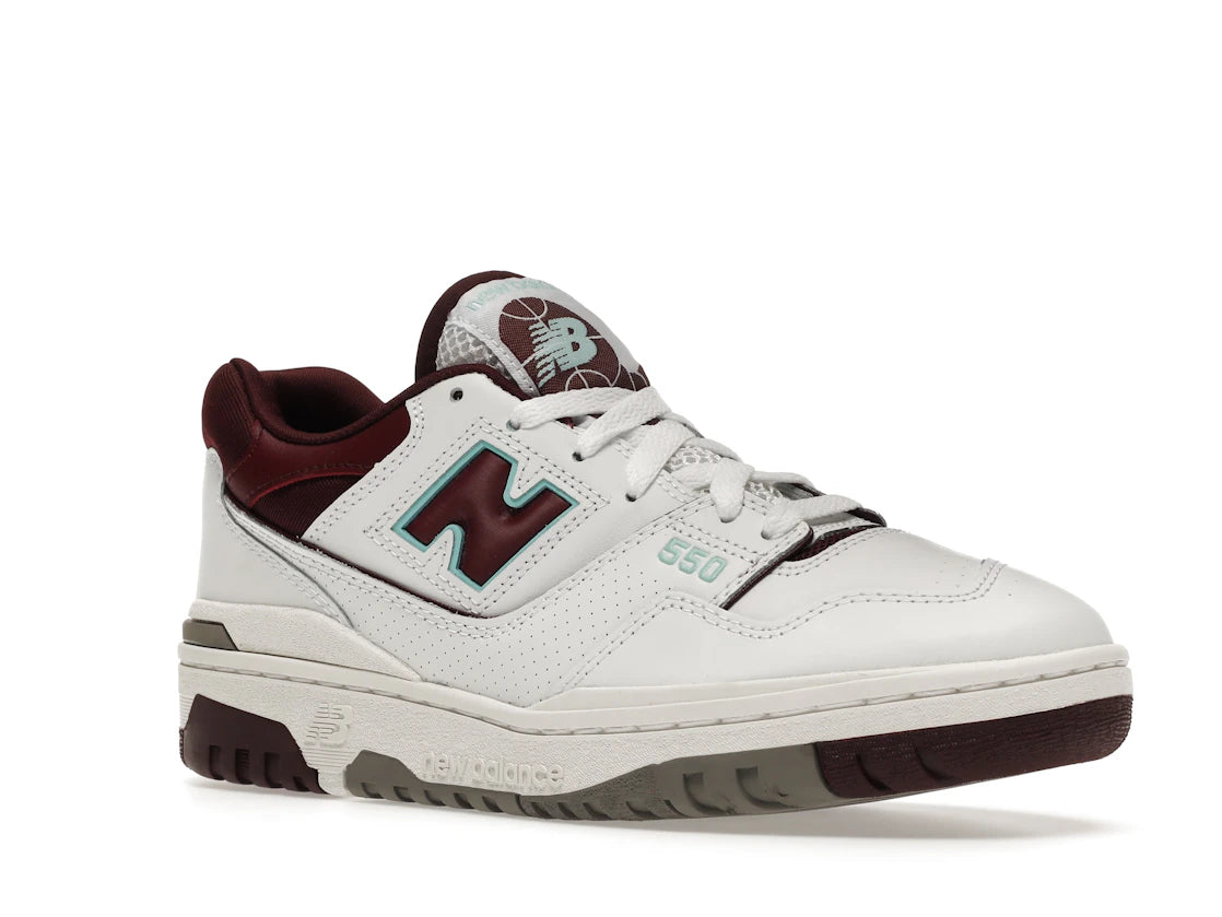 New Balance 550 Burgundy Cyan