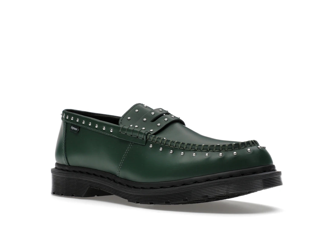 Dr. Martens Studded Penton Loafer Supreme Green