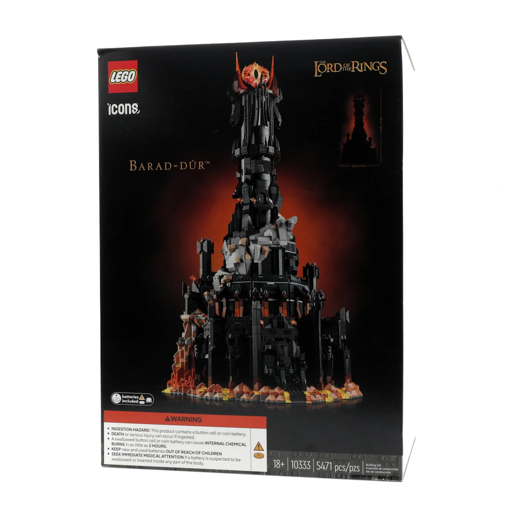 LEGO Icônes Le Seigneur des Anneaux Barad-dûr Set 10333