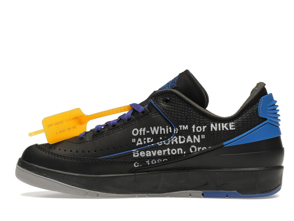Jordan 2 Retro Low SP Off-White Noir Bleu