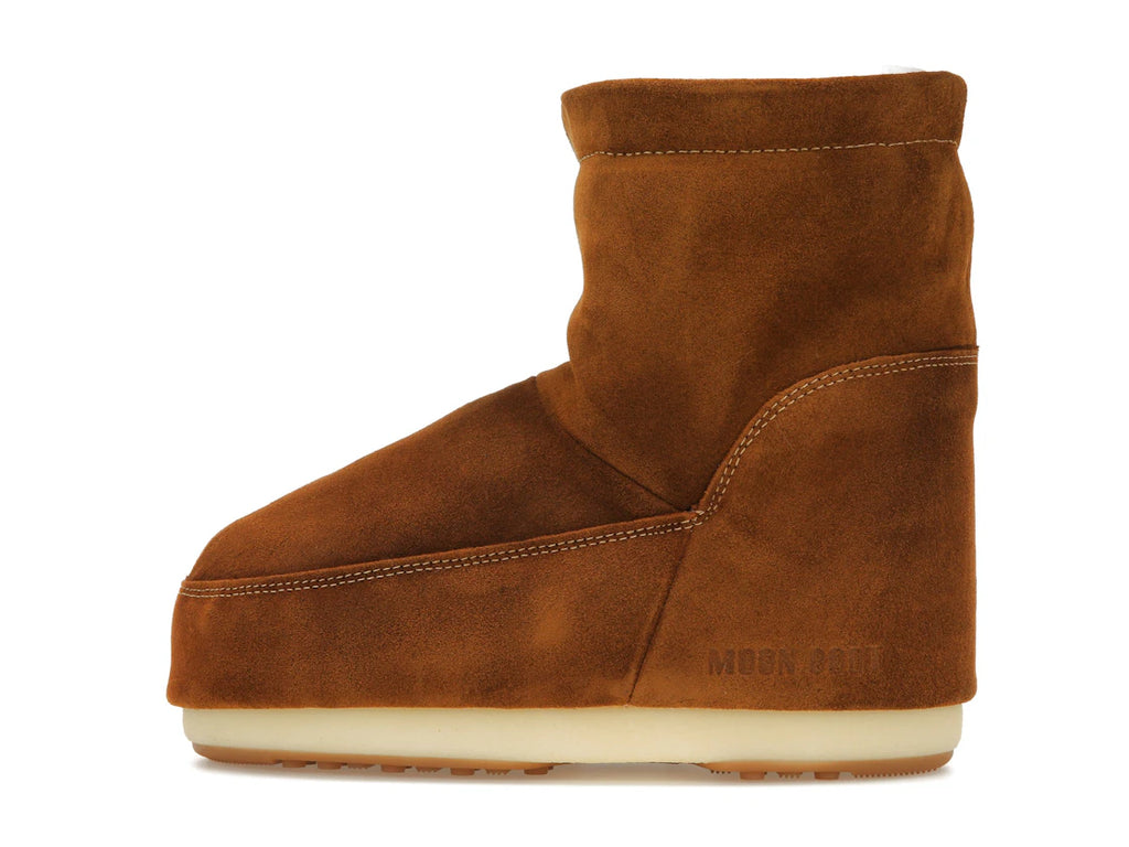 Moon Boot No Lace Suede Boot Tan