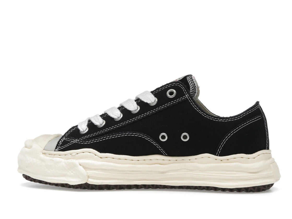 Maison Mihara Yasuhiro Hank Vintage Sole Canvas Low Schwarz