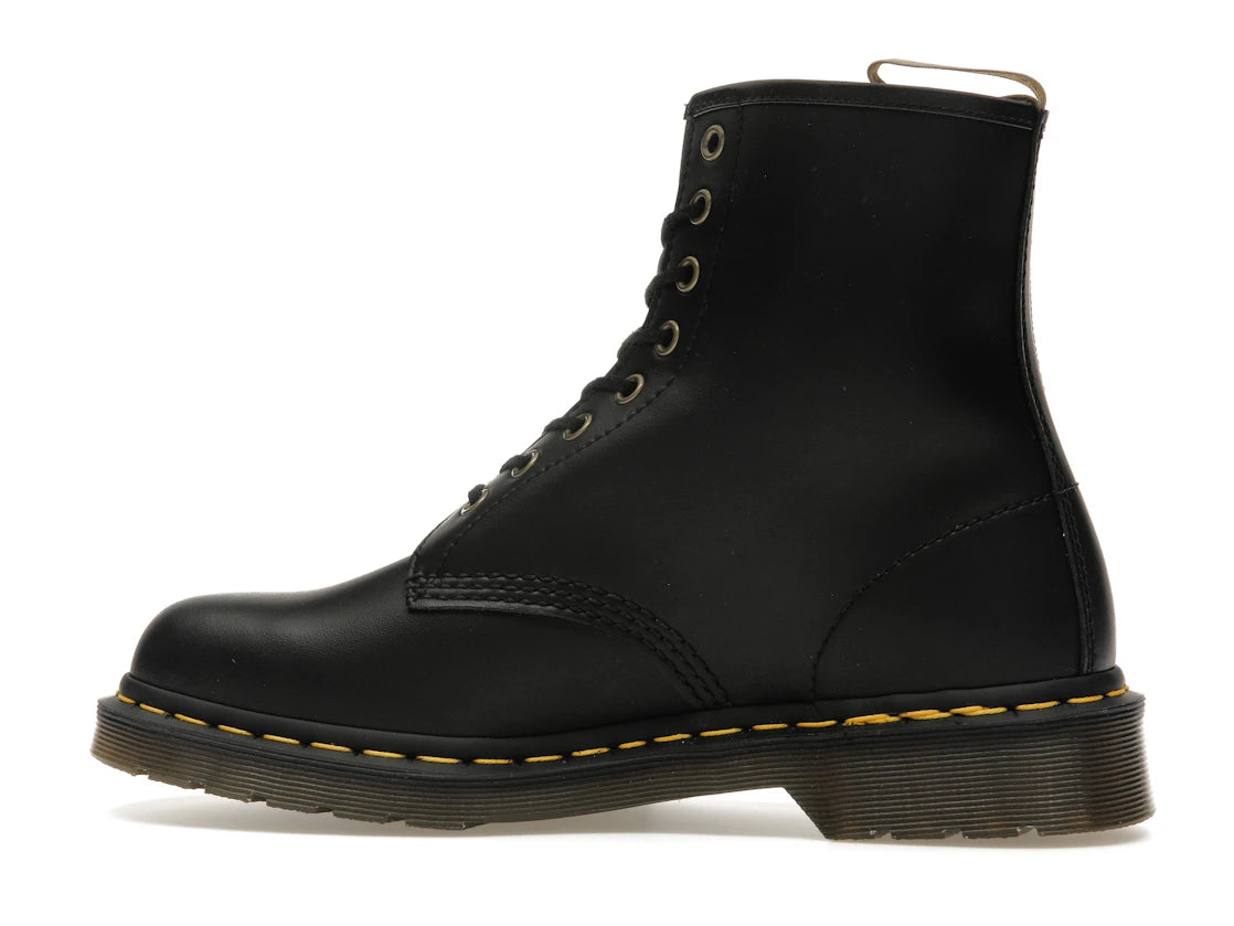 Bottes à lacets en cuir végétalien Dr. Martens 1460 Felix noires