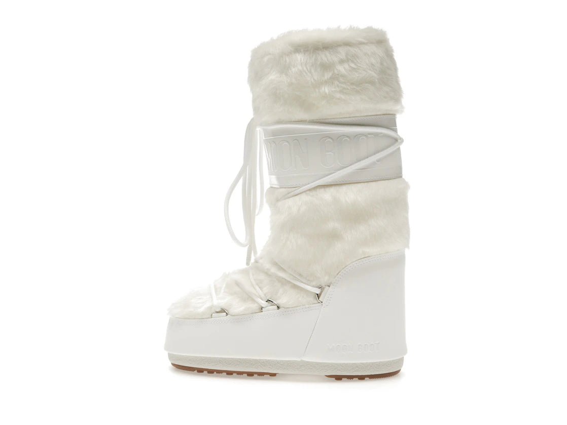 Moon Boot Icon Faux-Fur Boot White