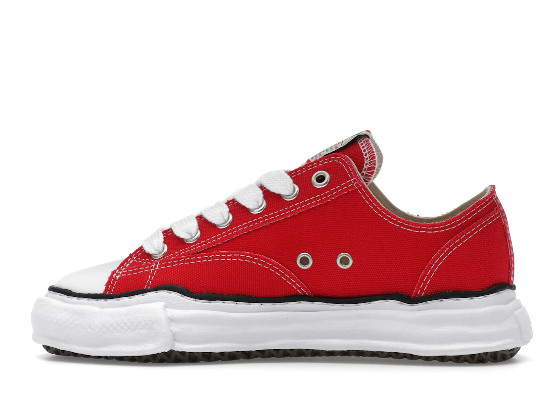 Maison Mihara Yasuhiro Peterson OG Sole Toile Basse Rouge