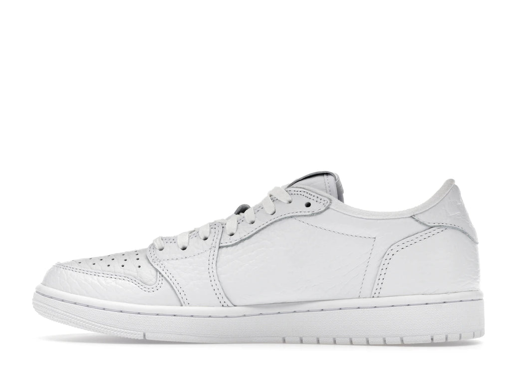 Jordan 1 Retro Low Swooshless Triple White