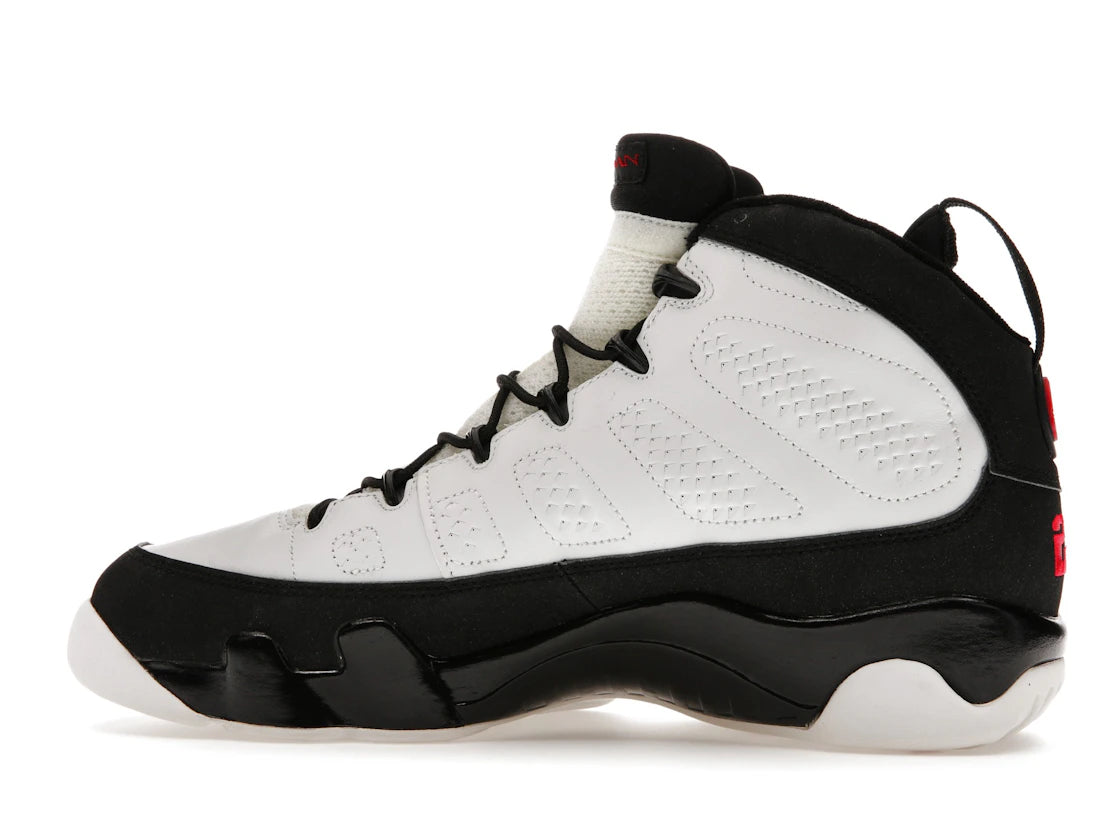 Jordan 9 Retro Weiß Schwarz Rot