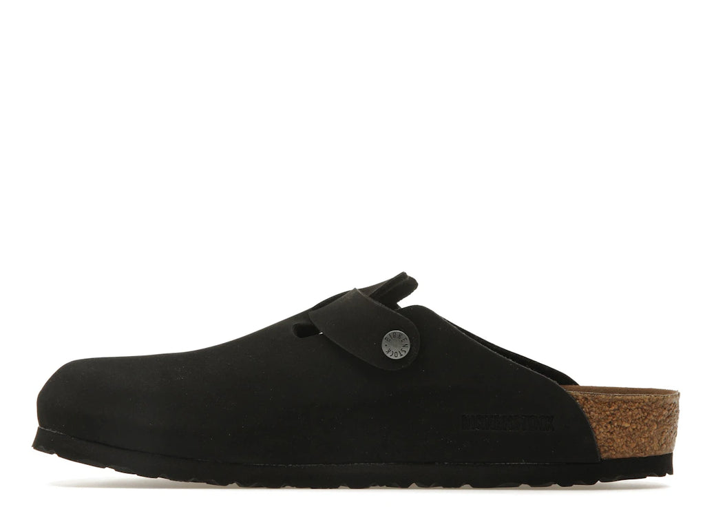 Birkenstock Boston Vegan Birkibuc Black