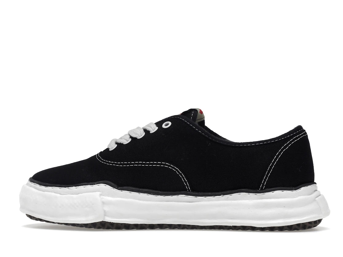 Maison Mihara Yasuhiro Baker OG Sole Canvas Low Schwarz
