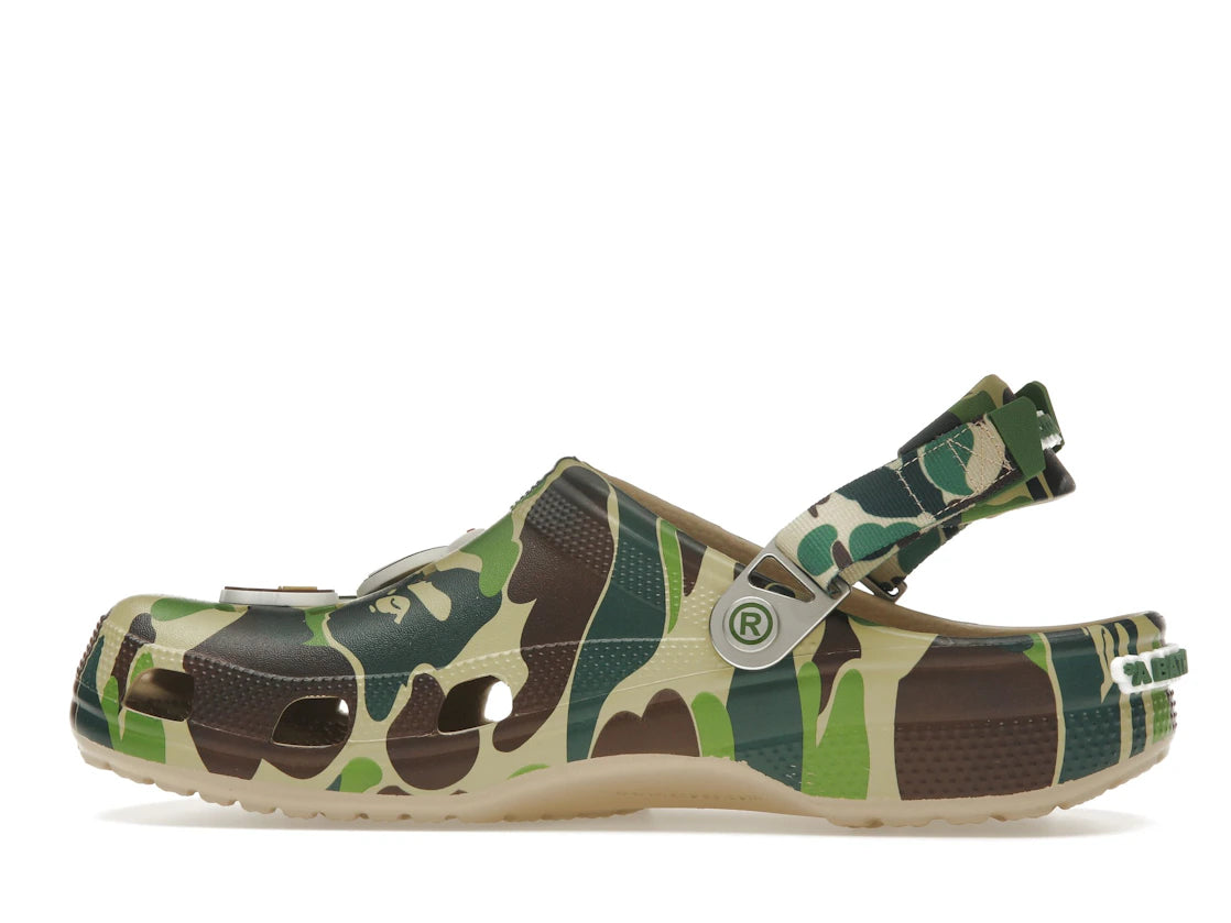Crocs Classic Clog A Bathing Ape ABC Camo Green