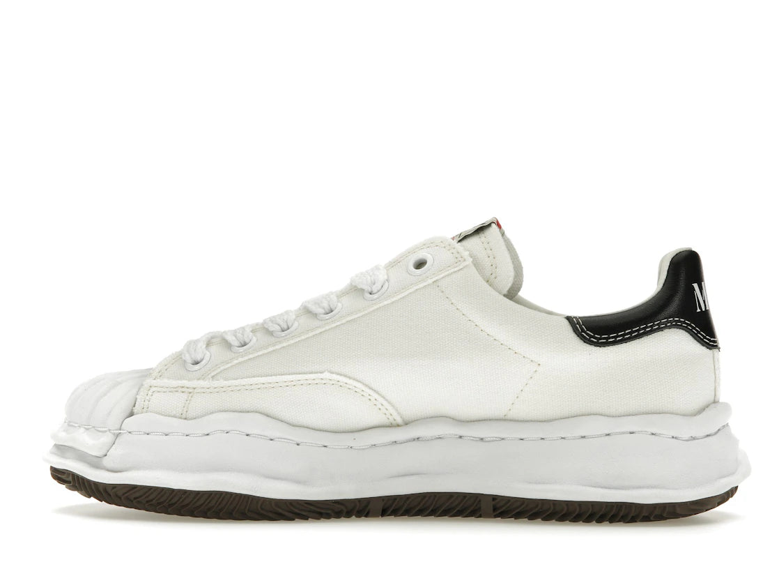 Maison Mihara Yasuhiro Blakey OG Sole Canvas Low Weiß Schwarz